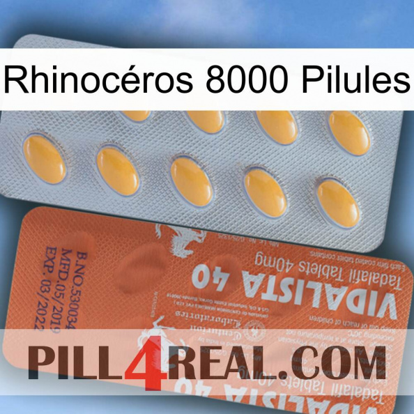 Rhinocéros 8000 Pilules 43